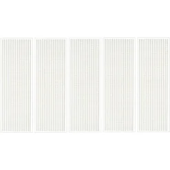 Halbperlen-Bordüren, selbstklebend, Ø3mm, naturweiß, 5 Bogen