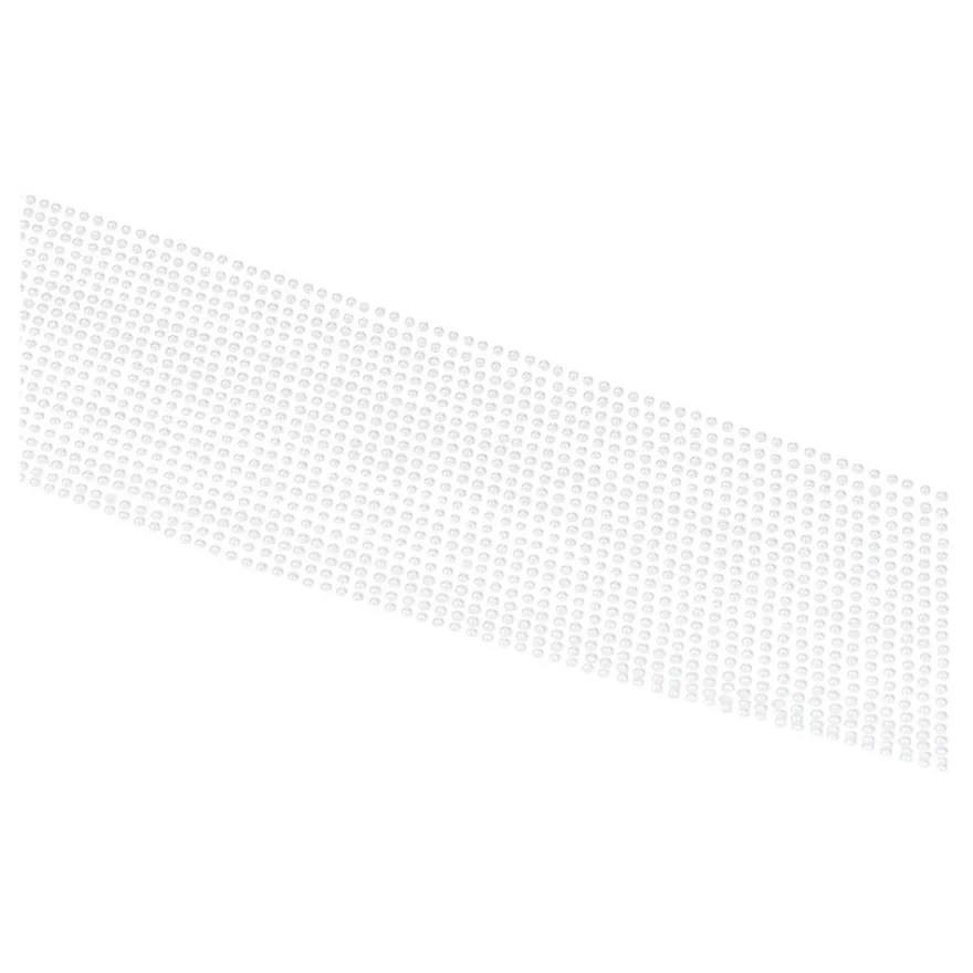 Halbperlen- & Schmuckstein-Bordüren, Ø2mm, versch. Designs, 3 Bogen