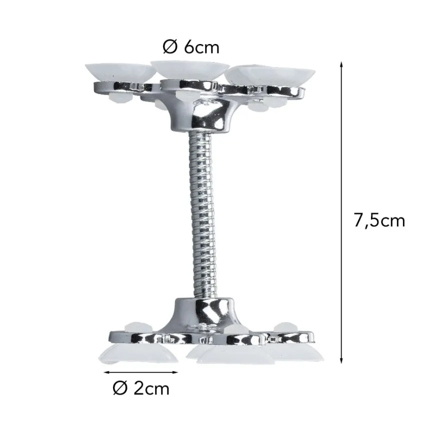 Handy-Halterung, mit Saugnäpfen, Ø6cm, 7,5cm hoch
