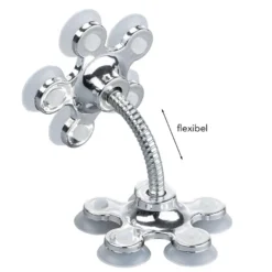 Handy-Halterung, mit Saugnäpfen, Ø6cm, 7,5cm hoch
