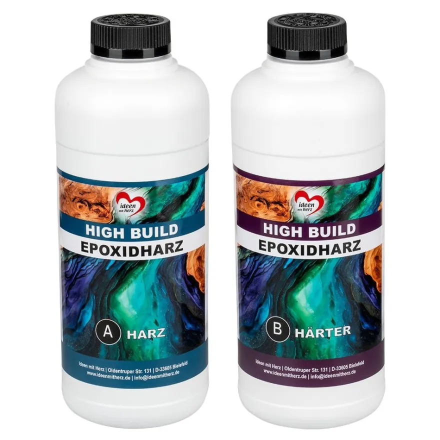 High Build Epoxidharz, 1000ml Harz, 1000ml Härter