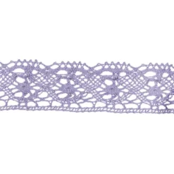 Häkelspitze Design 4, 2,8cm breit, 2m lang, flieder