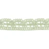 Häkelspitze Design 3, 2,4cm breit, 2m lang, grün