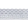 Häkelspitze Design 2, 3,7cm breit, 2m lang, blaugrau