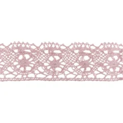 Häkelspitze Design 4, 2,8cm breit, 2m lang, altrosa