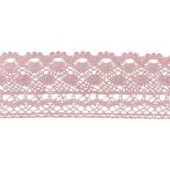 Häkelspitze Design 2, 3,7cm breit, 2m lang, altrosa