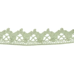 Häkelspitze Design 6, 2,1cm breit, 2m lang, grün