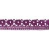 Häkelspitze Design 7, 2cm breit, 2m lang, aubergine