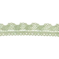 Häkelspitze Design 8, 2,1cm breit, 2m lang, grün