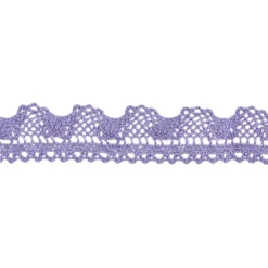 Häkelspitze Design 8, 2,1cm breit, 2m lang, flieder