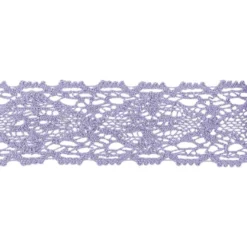 Häkelspitze Design 9, 3,7cm breit, 2m lang, flieder