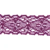 Häkelspitze Design 9, 3,7cm breit, 2m lang, aubergine
