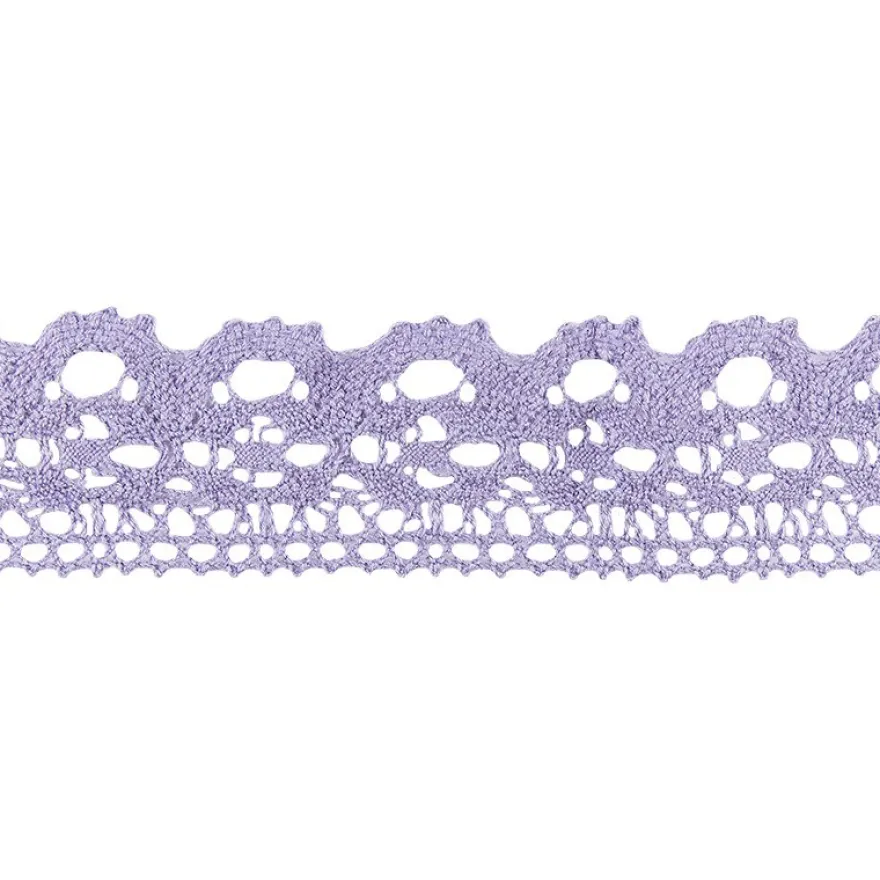 Häkelspitze Design 11, 2,8cm breit, 2m lang, flieder