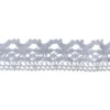 Häkelspitze Design 11, 2,8cm breit, 2m lang, blaugrau