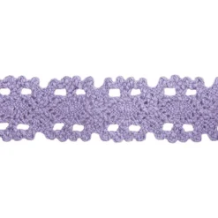 Häkelspitze Design 10, 3,2cm breit, 2m lang, flieder