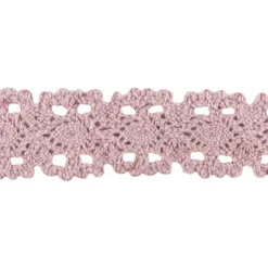 Häkelspitze Design 10, 3,2cm breit, 2m lang, altrosa