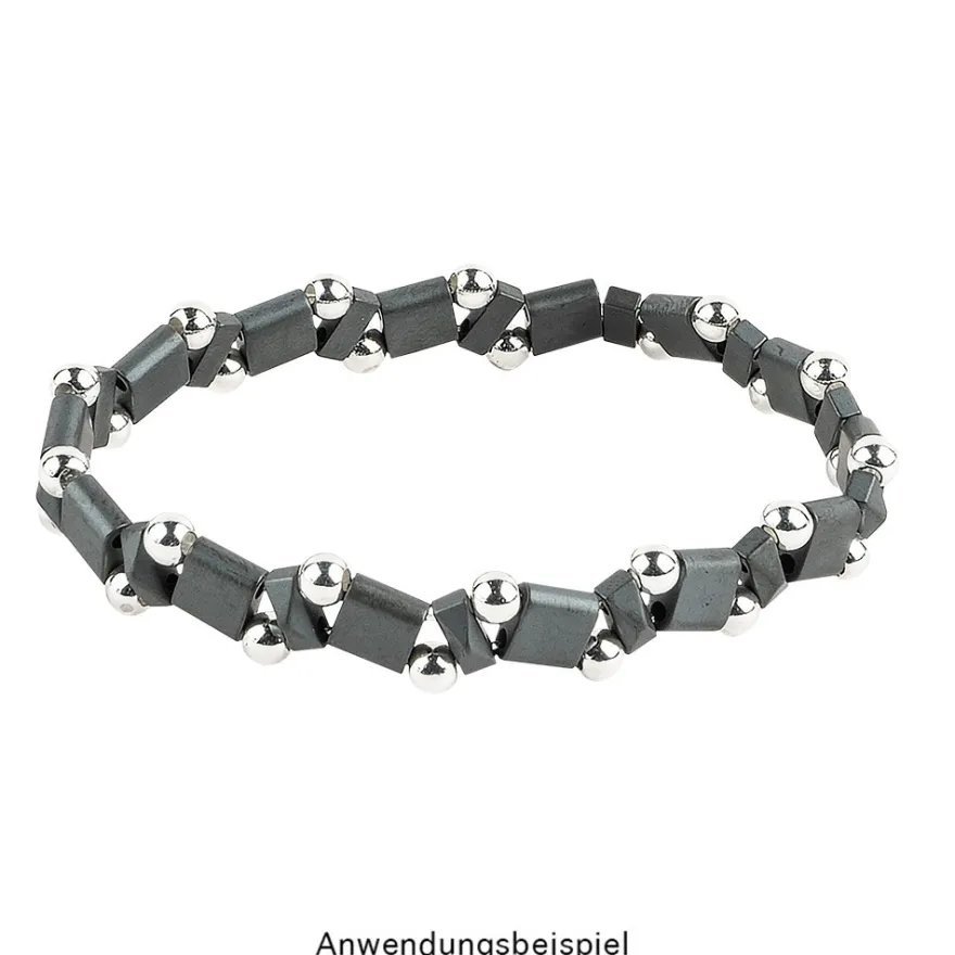Hämatit-Perlen, Pyramide, 4mm x 6mm x 3mm, matt-anthrazit, 60 Stück