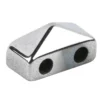 Hämatit-Perlen, Pyramide, 4mm x 6mm x 3mm, chromoptik-silber, 60 Stück