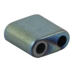 Hämatit-Perlen, Quadrat, 6mm x 6mm x 3mm, matt-grünblau changierend, 30 Stück