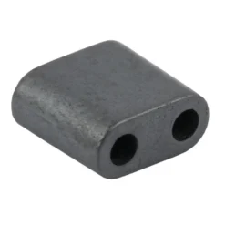 Hämatit-Perlen, Quadrat, 6mm x 6mm x 3mm, matt-anthrazit, 30 Stück