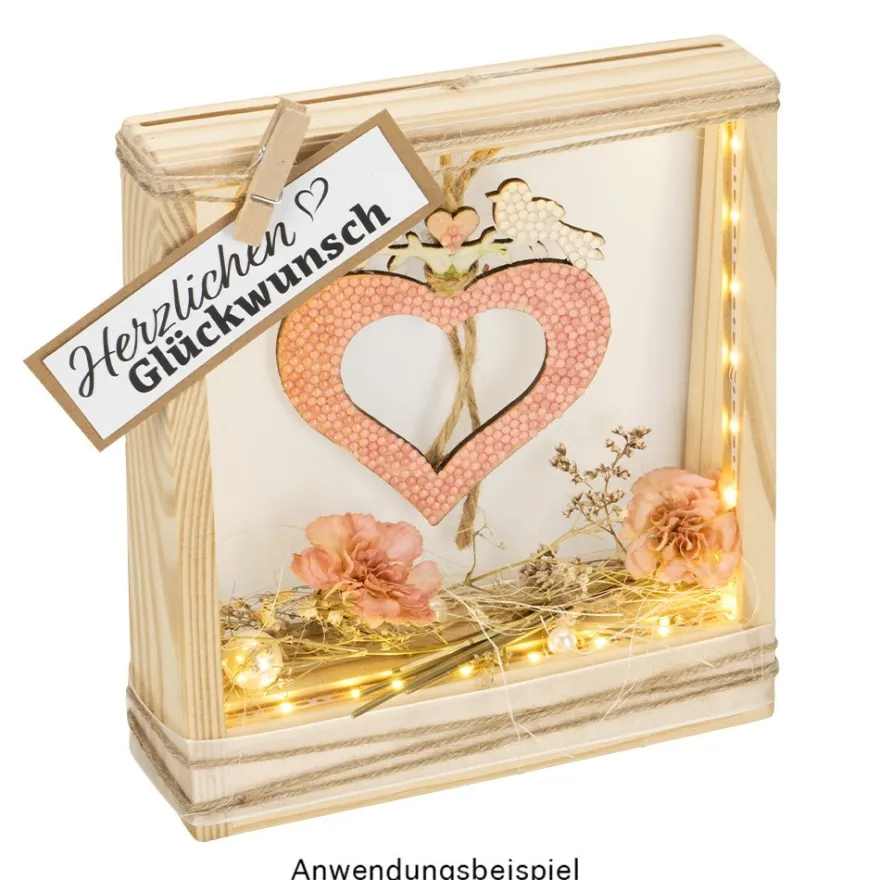 Holzklammern, 3,5cm x 0,7cm, natur, 100 Stück