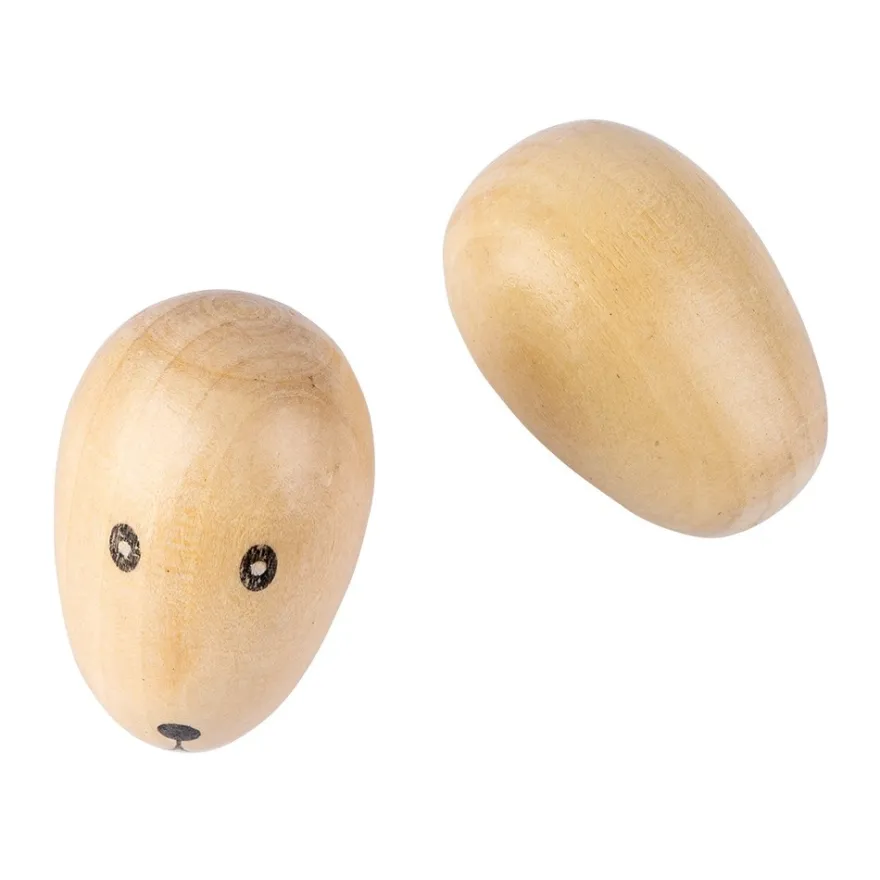 Holzköpfe, Schaf, 4,9cm x 3,3cm, 3 Stück