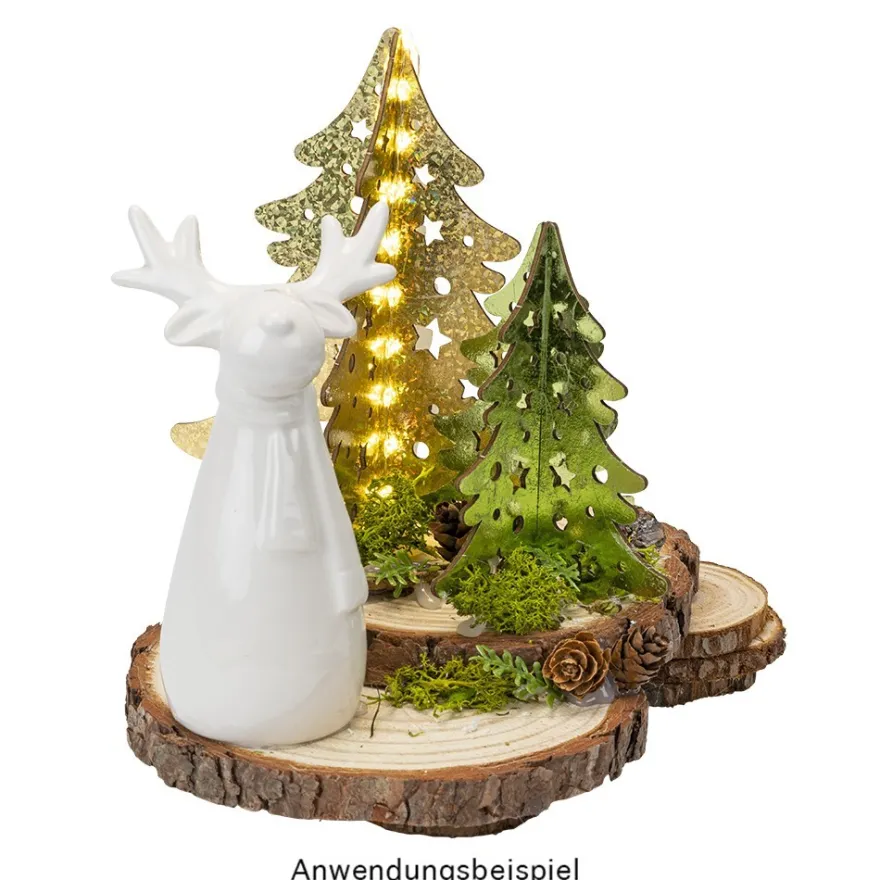 Holz-Laserbogen, Winter/Weihnachten 1, DIN A4, beidseitig klebend, 5 Bogen
