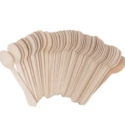 Holzlöffel, groß, 15,8cm lang, 3,2cm breit, natur, 50 Stück