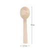 Holzlöffel, klein, 10cm lang, 2,7cm breit, natur, 70 Stück