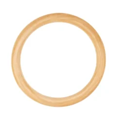 Holzringe, außen: Ø 10cm, Stärke: 10mm, naturfarben, 4 Stück