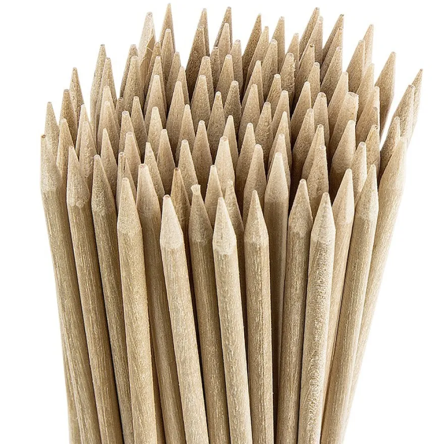 Holzspieße, 20cm lang, Ø 3mm breit, 100 Stück