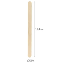 Holzstäbchen, 11,4cm lang, 1cm breit, naturfarben, 600 Stück