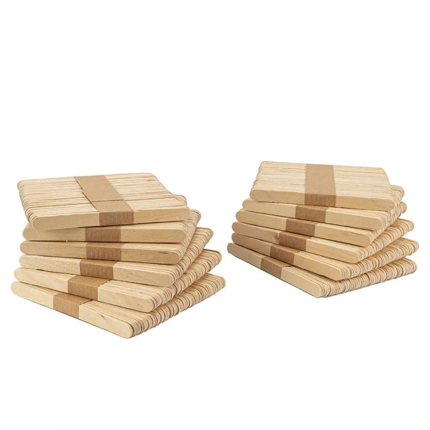 Holzstäbchen, 11,4cm lang, 1cm breit, naturfarben, 600 Stück