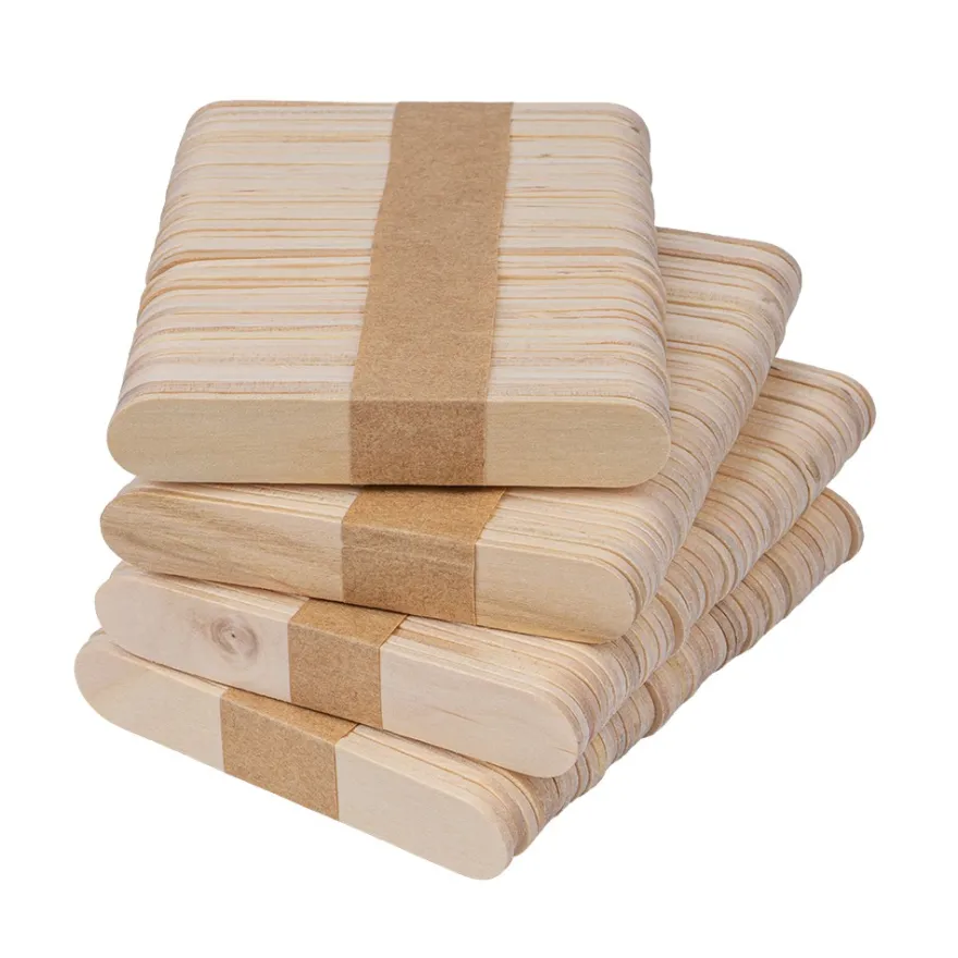 Holzstäbchen, 8cm lang, 1,4cm breit, natur, 200 Stück
