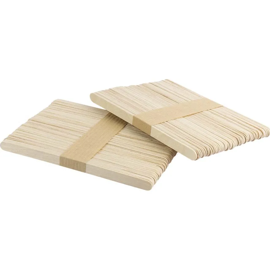Holzstäbchen, 13,8cm lang, 0,9cm breit, 100 Stück