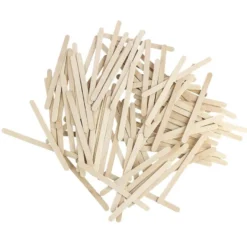 Holzstäbchen, 13,8cm lang, 0,9cm breit, 100 Stück