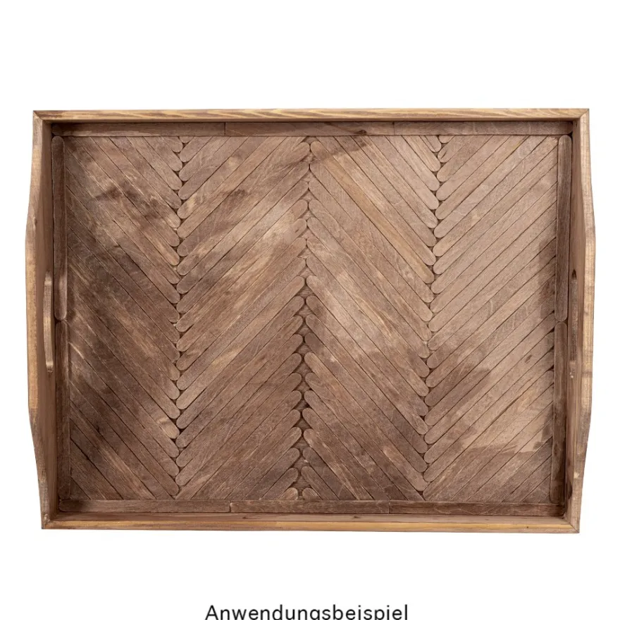 Holzstäbchen, 13,8cm lang, 0,9cm breit, 300 Stück