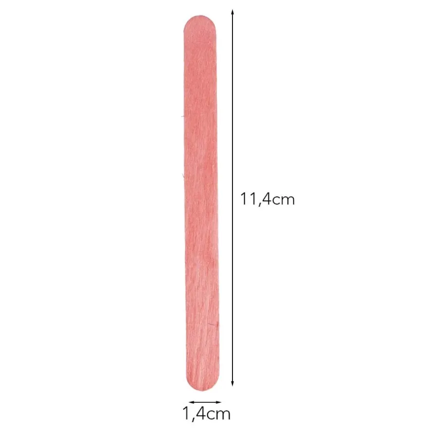 Holzstäbchen, 11,4cm lang, 1cm breit, 6 verschiedene Farben, 600 Stück