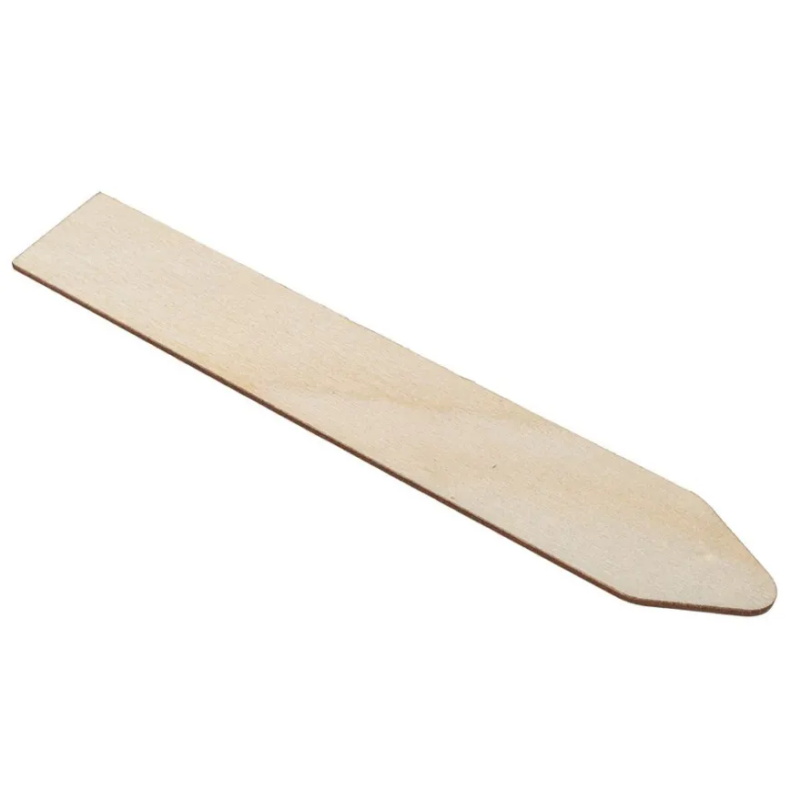 Holzstäbchen, Dachspitze, 12cm lang, 2cm breit, natur, 80 Stück