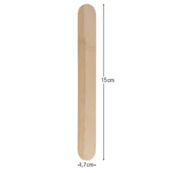 Holzstäbchen, extrabreit, 15cm lang, 1,7cm breit, 50 Stück