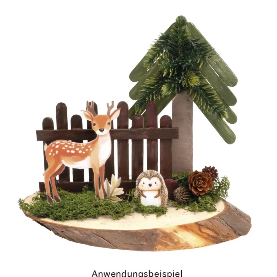 Holzstäbchen, extrabreit, 15cm lang, 1,7cm breit, 50 Stück