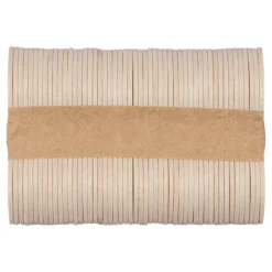 Holzstäbchen, in Wellenform 2, 6cm lang, 1,7cm breit, natur, 200 Stück