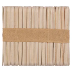 Holzstäbchen, in Wellenform 3, 9,5cm lang, 1,7cm breit, natur, 200 Stück