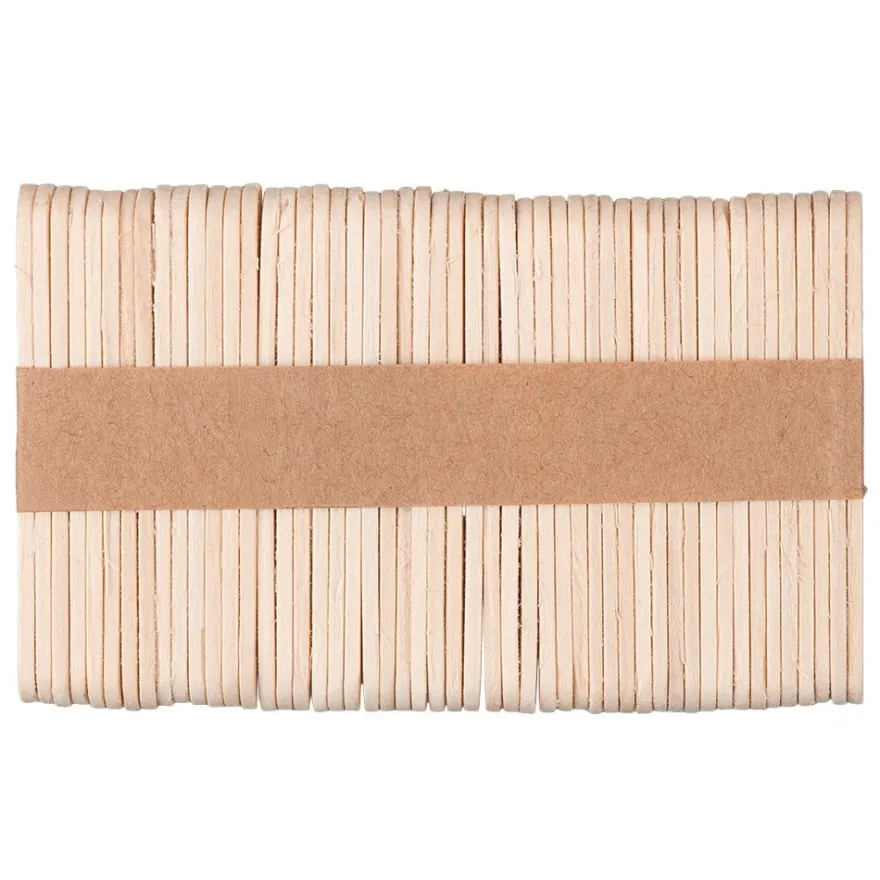 Holzstäbchen, Mini, 6,5cm lang, 0,9cm breit, 250 Stück