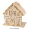 Holzstäbchen, Schindel, 3cm lang, 0,9cm breit, natur, 300 Stück