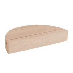 Holzständer, Halbkreis, 1 Schlitz, 16,7cm x 7,9cm x 2,7cm