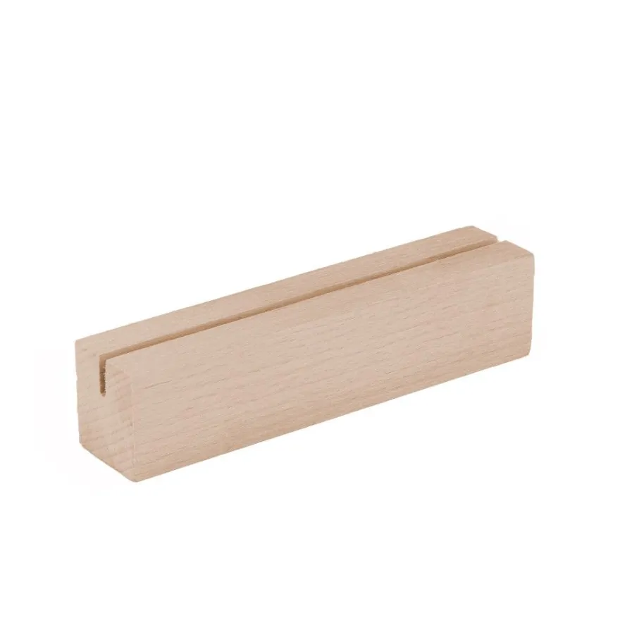 Holzständer, Rechteck, 1 Schlitz, 15,2cm x 2,5cm x 2,7cm