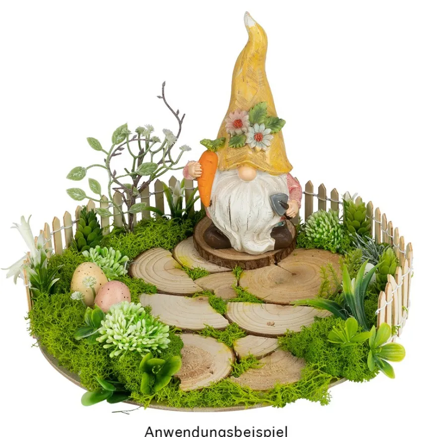 Holzzaun, Design 2, 5cm hoch, 90cm lang, zuschneidbar, natur