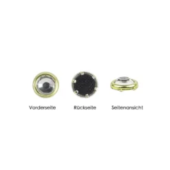 Hot-Fix Glas-Kristalle zum Aufbügeln, Ø 5mm, hellgrün, 100 Stück