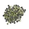 Hot-Fix Glas-Kristalle zum Aufbügeln, Ø 4mm, hellgrün, 200 Stück